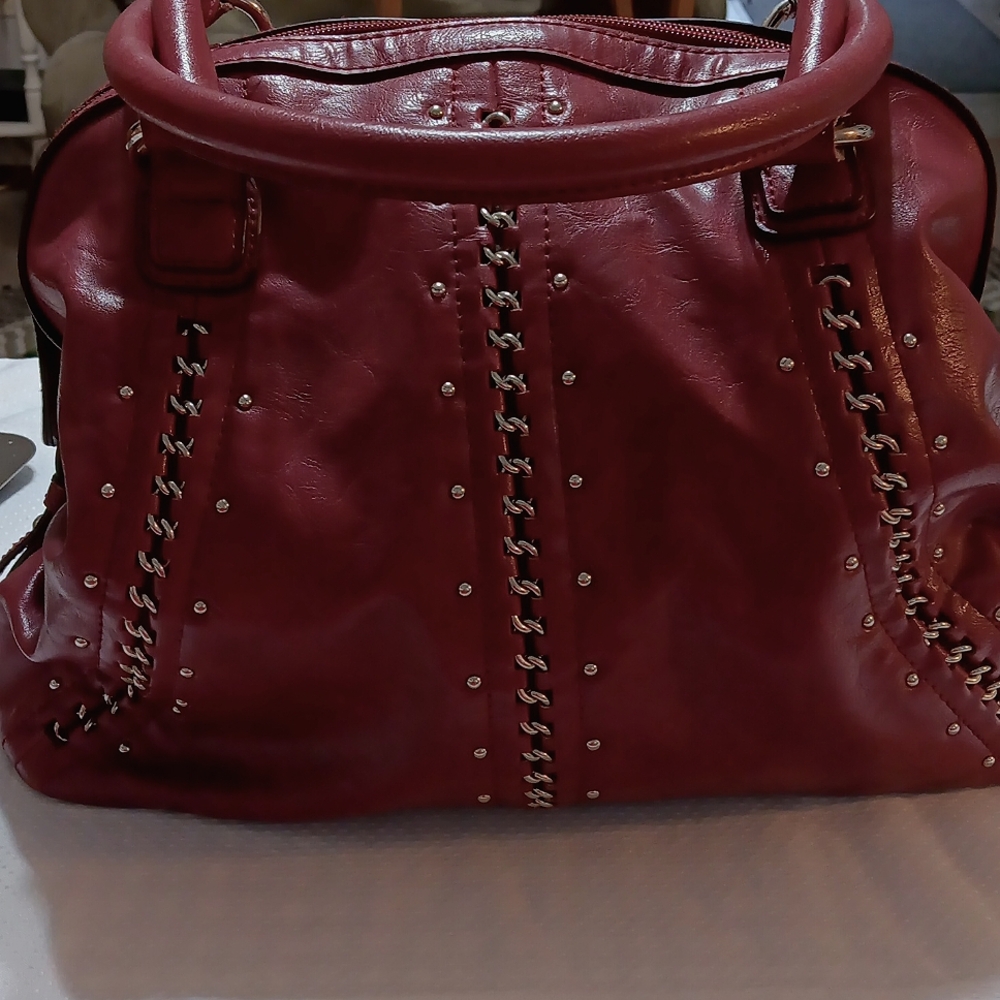 Nine West Burgundy Purse, EUC
